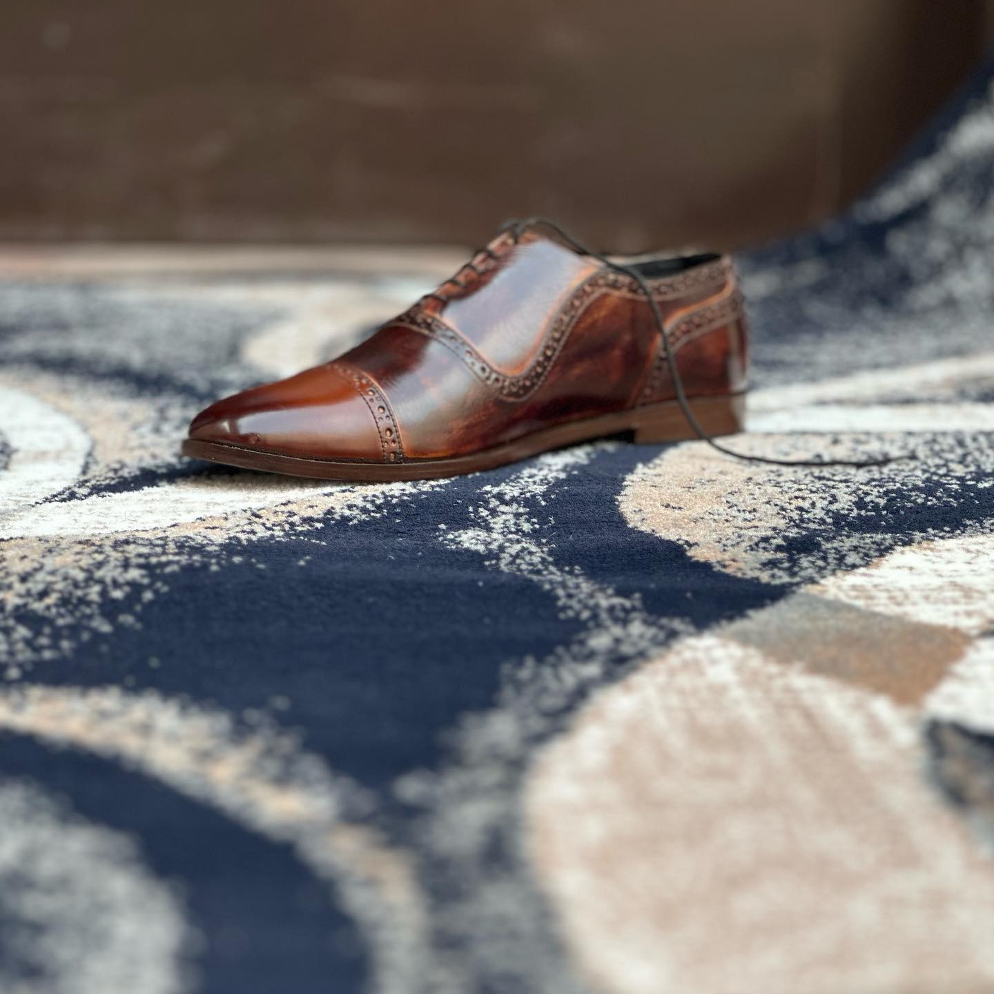 Classic Leather Oxford Shoes (Cap Toe)
